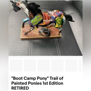 Trail of Painted Ponies Boot Camp Pony Figurine